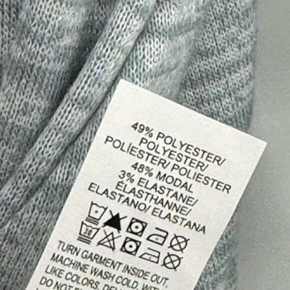 Lucky Brand Womens Grey Tie Front shirt top Size Large Knit Pullover new - Picture 8 of 11